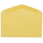JAM Paper Enveloppes commerciales nº 6 3/4, 3 5/8 x 6 1/2 po, jaune canari, 250/paquet-Enveloppes jaunes