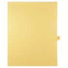 Markmaker - 25 tabs/PQT,5 PQT/Boite, Intercalaires imprimes Legal, Chamois, 1/15th coupe| format lettre, sans trous, Numero 114-Intercalaires imprimes Legal