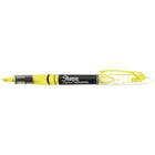 Surligneurs Sharpie genre stylo à encre liquide, pointe  biseautée – jaune – Paquet de 12-L’encre fluorescente pigmentée est plus vive que l’encre des surligneurs traditionnels