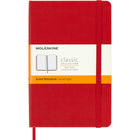 Moleskine - Carnet Classic Format Moyen - Ligné - Couverture Rigide - 4,5 po x 7 po - Rouge Écarlate-Moyen