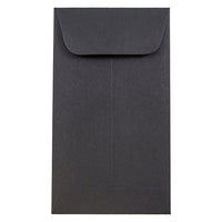 JAM Paper Enveloppes à monnaie no 6, 3 3/8 x 6 po, noir, 100/paquet-Enveloppes à monnaie