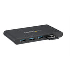 StarTech® – Adaptateur multiport USB-C avec HDMI et VGA, 3 x USB 3.0, SD, PD 3.0 -Accédez simultanément aux slots SD et microSD et transférez facilement les données d'une carte à l'autre.