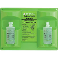 Honeywell - Support Mural Pour Solution Saline De Douche Oculaire, Double, paquet de 2-Langue Trilingue