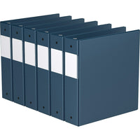 Davis Group Super économie, Reliure à anneaux ronds 2 po, paquet de 6 – Bleu Marine-3 Reliure À Anneaux