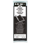 Gemex - Barres de tension pour Couverture de Présentation, Noir, Format Lettre, 11'',  1/8'' Capacité, 25 Pqt-Les barres de tension de Gemex lient et présentent les feuilles et documents non perforés de manière professionnelle et attrayante tout en s’assurant que vous puissiez les consulter et préserver à long terme