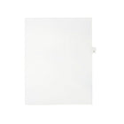 Mark Maker – Onglets séparateurs juridiques blancs, 1/26 onglets, format lettre, sans trous, lettre J, 25/paquet-Onglets séparateurs blancs, 1/26 onglets