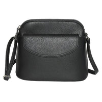 Nicci - Sac à bandoulière avec rabat sur le devant - Noir-Poche intérieure zippée et poche pour téléphone portable