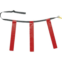 Champion Sports 25" - 31" Youth Triple Flag Football Set, Rouge-Profitez d'une partie de flag-football amusante et sans tacle avec la ceinture Champion Sports Youth Triple Flag Football