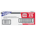 Ziploc – Sacs d’emballage à double fermeture à glissière, 13 po x 15 po, paquet de 100-De plus, notre fermeture à glissière Smart Zip Plus vous permet de sentir, d’entendre et de voir le sac se fermer d’un bord à l’autre, vous assurant qu’il est bien scellé.