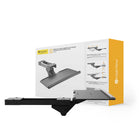 IntekView - Plateau de clavier Reglable Sous le bureau-Conception montee sur rail : cache facilement le plateau du clavier sous le bureau