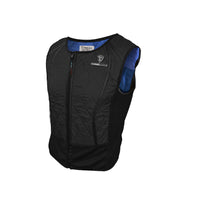 TechNiche—Veste de sport hybride, noir, moyen-Fermeture à glissière à l’avant avec ventilation en filet et conception à encolure dégagée