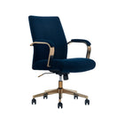 Thomasville - Chaise de bureau Jolie - Marine-Apportez un style sophistiqué à n'importe quel bureau avec cette chaise de bureau dotée d'un rembourrage moelleux, de lignes épurées et d'une silhouette sur mesure