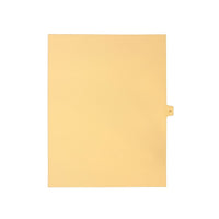 Mark Maker – Onglets séparateurs juridiques beiges, 1/15 onglets, format lettre, sans trous, lettre H, 25/paquet-Onglets séparateurs beiges, 1/15 onglets