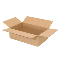 Boîtes d'expedition - 6 po L x 6 po l x 2 po H - 32ECT - Brun kraft - Paquet de 25-Brun/ Kraft