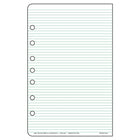 Feuilles de recharge lignées non datées polyvalentes Day-Timer, bloc de 24 feuilles-de bureau - 5 1/2 po x 8 1/2 po - trilingue-Format des pages :  5 1/2 po x 8 1/2 po