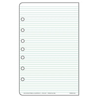 Feuilles de recharge lignées non datées polyvalentes Day-Timer, bloc de 24 feuilles-de bureau - 5 1/2 po x 8 1/2 po - trilingue-Format des pages :  5 1/2 po x 8 1/2 po