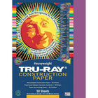 Papier de construction Pacon Tru-Ray sulfite, 12" x 9", magenta, 250 feuilles-Le papier de construction Tru-Ray est suffisamment résistant pour supporter le rainurage, le pliage et le curling sans se fissurer ni se déchirer