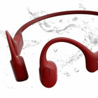 Shokz - OpenRun Bluetooth Headset Bone Conduction - Rouge-IP67 impermeable (pas pour la natation)