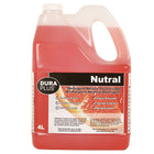 Dura-Plus â€“ Détergent naturel tout usage orange 4 l, 4/paquet-DÉTERGENT POUR PLANCHERS NEUTRE, Concentré et agréablement parfumé, avec dâ€™excellents émulsifiants et agents de pénétration