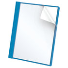 Oxford - Couverture de présentation au devant transparent  - format lettre - bleu pâle-Les couvertures de présentation au devant transparent mettent la page de titre de votre travail de trimestre gagnant ou de votre rapport en évidence; elles constituent le parfait ajout à votre liste de fournitures scolaires