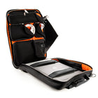 Lencca Quadra 15.6" Sac À Dos Pour Ordinateur Portable-Noir-Ouverture du compartiment principal à plat