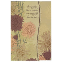 Rosedale – Cartes de sympathie et enveloppes « In Everyday Is A Season » 5 1/2 x 8 (po) 12/paquet (17503)-Imprimé sur du papier cartonné non couché de haute qualité