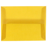 JAM Paper Enveloppes translucides A1, doré, 50/paquet-Enveloppes en papier translucide doré