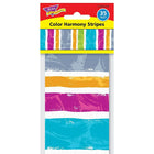 TREND enterprises Inc. Bordures à rayures aux traits audacieux, Harmonie de couleurs, 7 x 99 cm, paquet de 11-Bordures décoratives de papier précoupées pour les présentations et artisanats