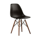 Nicer Interior - chaise d'appoint de style Eiffel - noire - paquet de 2-Siège moulé en plastique robuste de haute qualité avec une finition mate