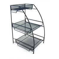 The Storage House - Rangement polyvalent pour K-Cup, 4 boîtes de 24 K-Cup-Convient à une grande variété de dosettes de café, comme K-Cup et Tassimo, et de manchons/boîtes de thé. Le panier au sommet peut servir à organiser les sachets de sucre, bâtonnets, etc.