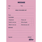 Staples® - Blocs de messages téléphoniques, 3-1/2 po x 5 po, 50 feuilles, anglais, paq./10-Blocs pré-imprimés - il est facile de prendre des notes précises rapidement