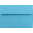 JAM Paper Enveloppes recyclées pour invitations à fermeture gommée Brite Hue, 5 1/4 x 7 1/4 po, bleu, paq./100-Bleu