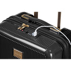 Champs - Ensemble de 3 valises extensibles de la Luxe - Noir-Poignée télescopique