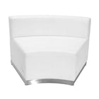 Flash Furniture – Alon Series ZB803570SWH, ensemble de réception 11 pièces, cuir, blanc-Siège et dossier fermes