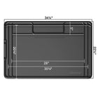 WeatherTech Tapis sous l'évier, noir (WTUSM01BK)-Convient à toutes les armoires de cuisine standard de 36 po en largeur 