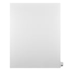 Markmaker - Intercalaires imprimes Legal, Blanc, 1/25th coupe, format lettre, sans trous, 25 tabs/PQT, 5 PQT/Boite, Numero 150-Intercalaires imprimes Legal