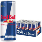 Red Bull - Boisson énergisante régulière - 250 ml - paquet de 24 -La formule unique de la boisson énergisante Red Bull a été conçue à partir d'ingrédients de grande qualité: caféine, taurine, sucres, eau des Alpes.
