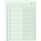 Blueline Tablette d'analyse A5205, 5 colonnes-10 7/8 po x 8 1/2 po