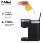 Keurig K-Mini - Cafetière une tasse à la fois pour capsule K-Cup  avec un design très élégant - noir-Infusion rapide et fraîche : café fabriqué en quelques minutes