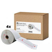 Premium Tape - 4 x 8 po (102 mm x 203 mm) Étiquettes Transfert Thermique - Noyau de 3 po (76 mm) - Paquet de 4-Étiquettes Transfert Thermique