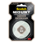 Scotch® – Ruban de montage pour l'intérieur 214DC-SFEF, 1 po x 55 pi (25,4 mm x 1,39 m)-Pour le montage discret d’articles sur de la vitre, des carreaux ou des miroirs


