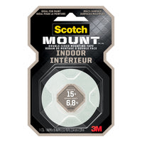 Scotch® – Ruban de montage pour l'intérieur 214DC-SFEF, 1 po x 55 pi (25,4 mm x 1,39 m)-Pour le montage discret d’articles sur de la vitre, des carreaux ou des miroirs


