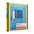 Staples - Reliure Better Binder, 1 1/2 po, jaune-Plus résistante et plus facile à utiliser