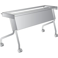 Office Star – Support à table de formation de 5 pi, titanium-Très polyvalent