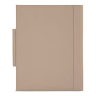 Tru Red Vegan leather minimal padfolio, Cream (WRC2396TR-CREAM)-3 anneaux pour crayons ou clés USB