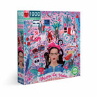 eeBoo - Pièce et Love Viva la Vida Puzzle - 1000 Pièces-Taille du puzzle est de 23 x 23 pouces une fois terminé