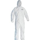 Kimberly-Clark Professional - Combinaisons Kleenguard A40, Grand, Blanc, Microporeux, paquet de 10-Couleur Blanc