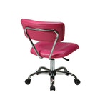 Fauteuil de bureau OSPHF Vista, rose-Pivote sur 360 degrés