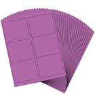 JAM Paper - Étiquettes d'adresse d'expédition - Grandes - 3 1/3 po x 4 po - violet - Paquet de 120-Taille : Grand (3,3 x 4 pouces), Les étiquettes imprimables sont faciles à créer et à personnaliser