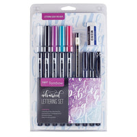 Tombow - Trousse de calligraphie, expert-Ensemble de 10 pièces assorties dans un étui en plastique